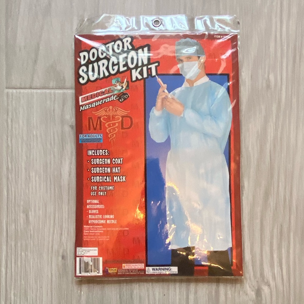 Doctor Surgeon Medical Costume